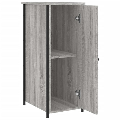 Bedside Cabinet Grey Sonoma 32x42x80 cm Engineered Wood