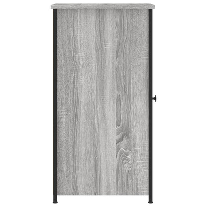 Bedside Cabinet Grey Sonoma 32x42x80 cm Engineered Wood