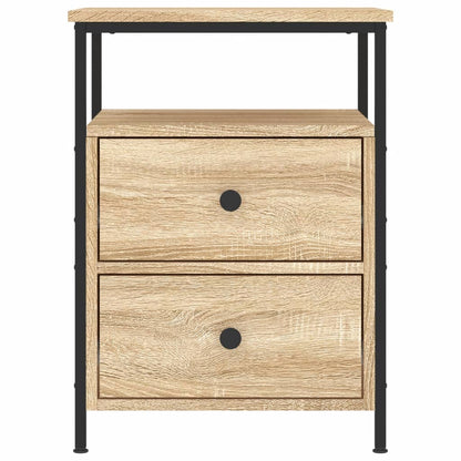 Bedside Cabinets 2 pcs Sonoma Oak 44x45x60 cm Engineered Wood