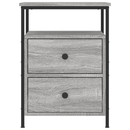 Bedside Cabinets 2 pcs Grey Sonoma 44x45x60 cm Engineered Wood