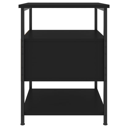 Bedside Cabinets 2 pcs Black 40x42x56 cm Engineered Wood