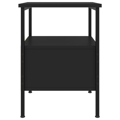 Bedside Cabinets 2 pcs Black 34x36x50 cm Engineered Wood