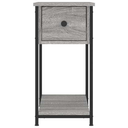 Bedside Cabinet Grey Sonoma 30x60x60 cm Engineered Wood