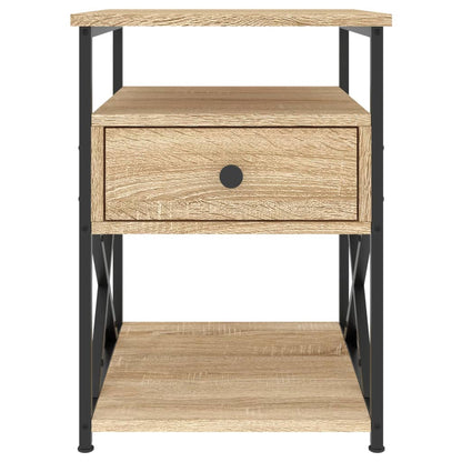 Bedside Cabinet Sonoma Oak 40x42x55 cm Engineered Wood