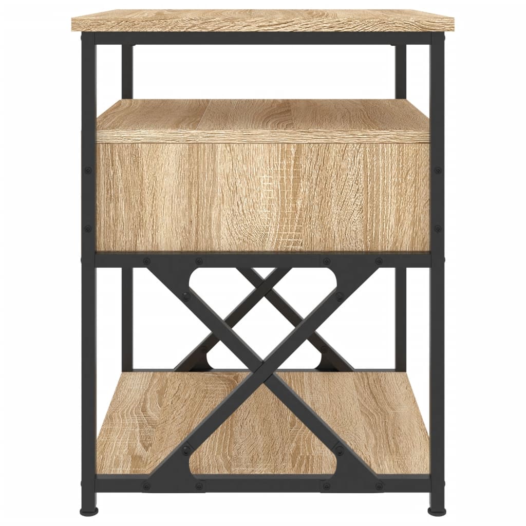 Bedside Cabinet Sonoma Oak 40x42x55 cm Engineered Wood