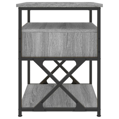 Bedside Cabinet Grey Sonoma 40x42x55 cm Engineered Wood