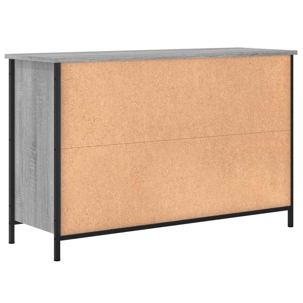 TV Cabinet Grey Sonoma 100x35x65 cm Engineered Wood