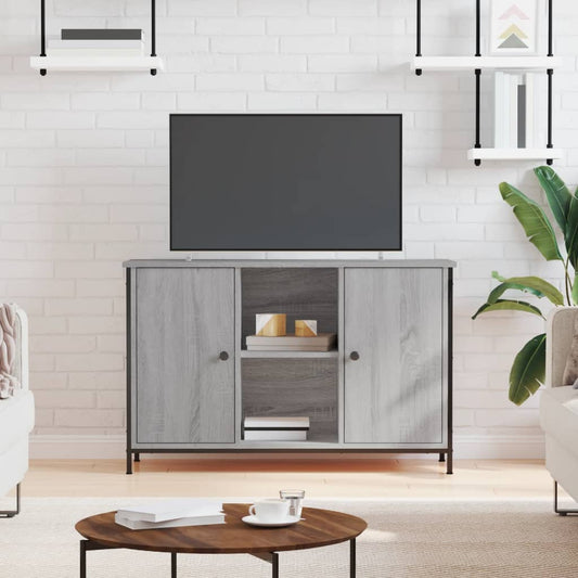 TV Cabinet Grey Sonoma 100x35x65 cm Engineered Wood