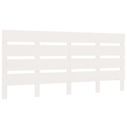 Bed Frame without Mattress White Solid Wood Pine Small Double