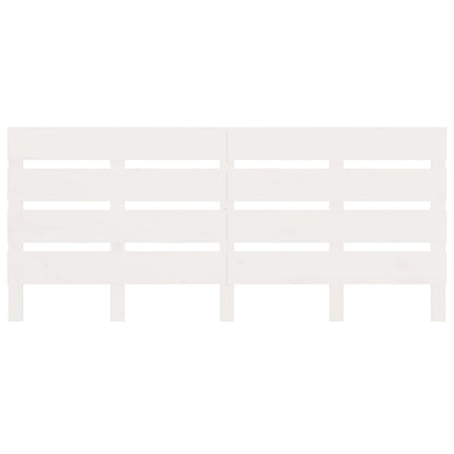 Bed Frame without Mattress White Solid Wood Pine Small Double