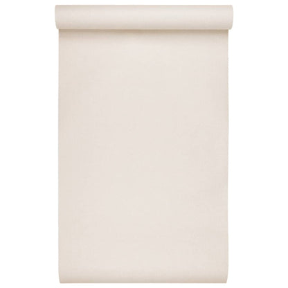 Wallpaper 3D Solid Colour Beige 10x0.53 m Non-woven