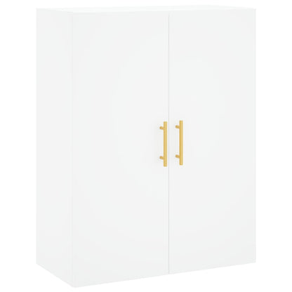 Wall Mounted Cabinet White 69.5x34x90 cm