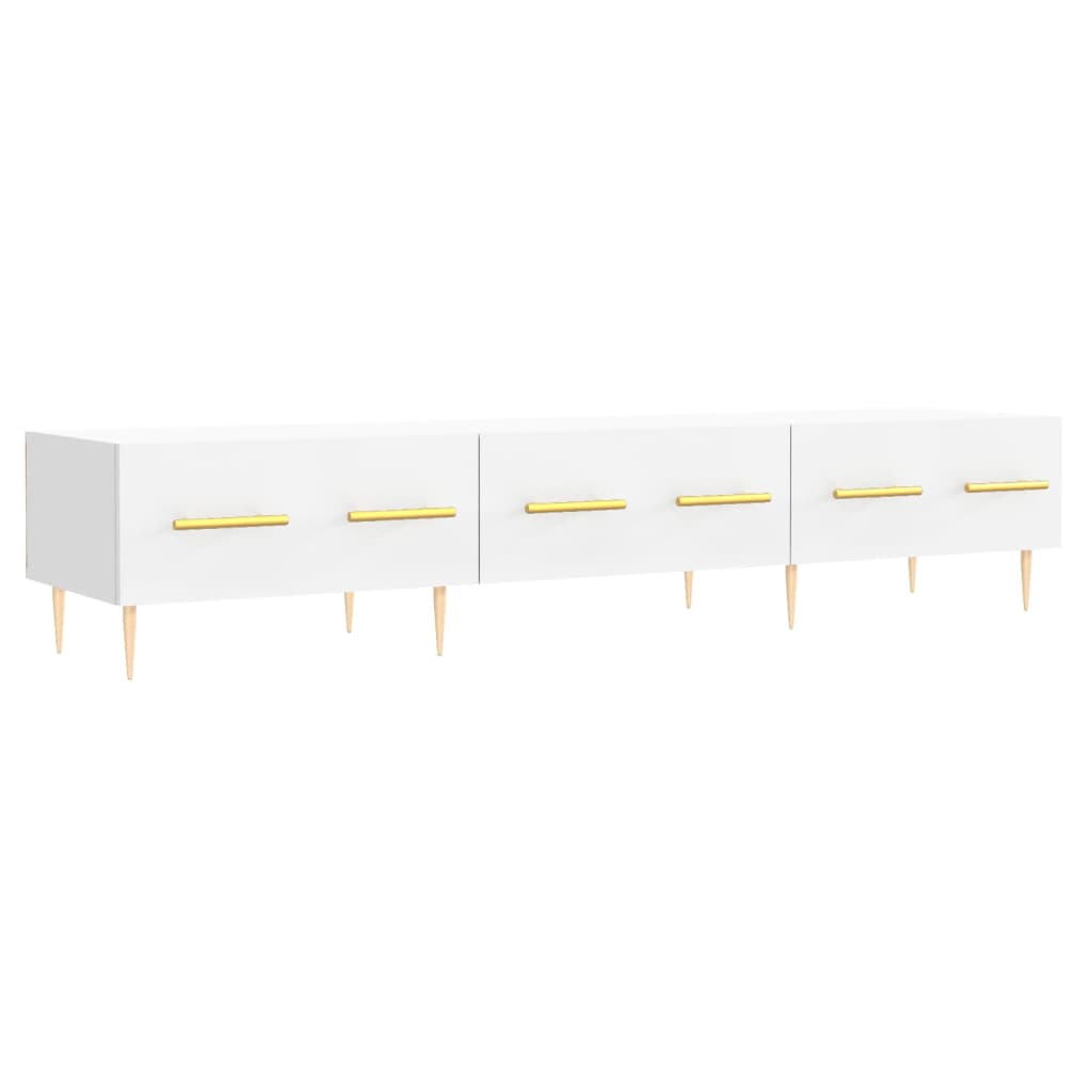 TV Cabinet White 150x36x30 cm Engineered Wood