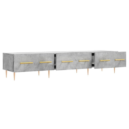 TV Cabinet Concrete Grey 150x36x30 cm Engineered Wood