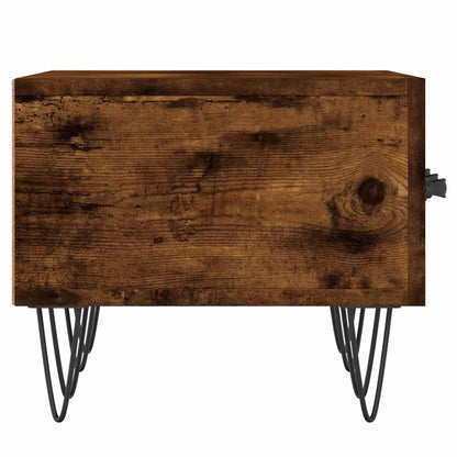 TV Cabinet Smoked Oak 150x36x30 cm Engineered Wood