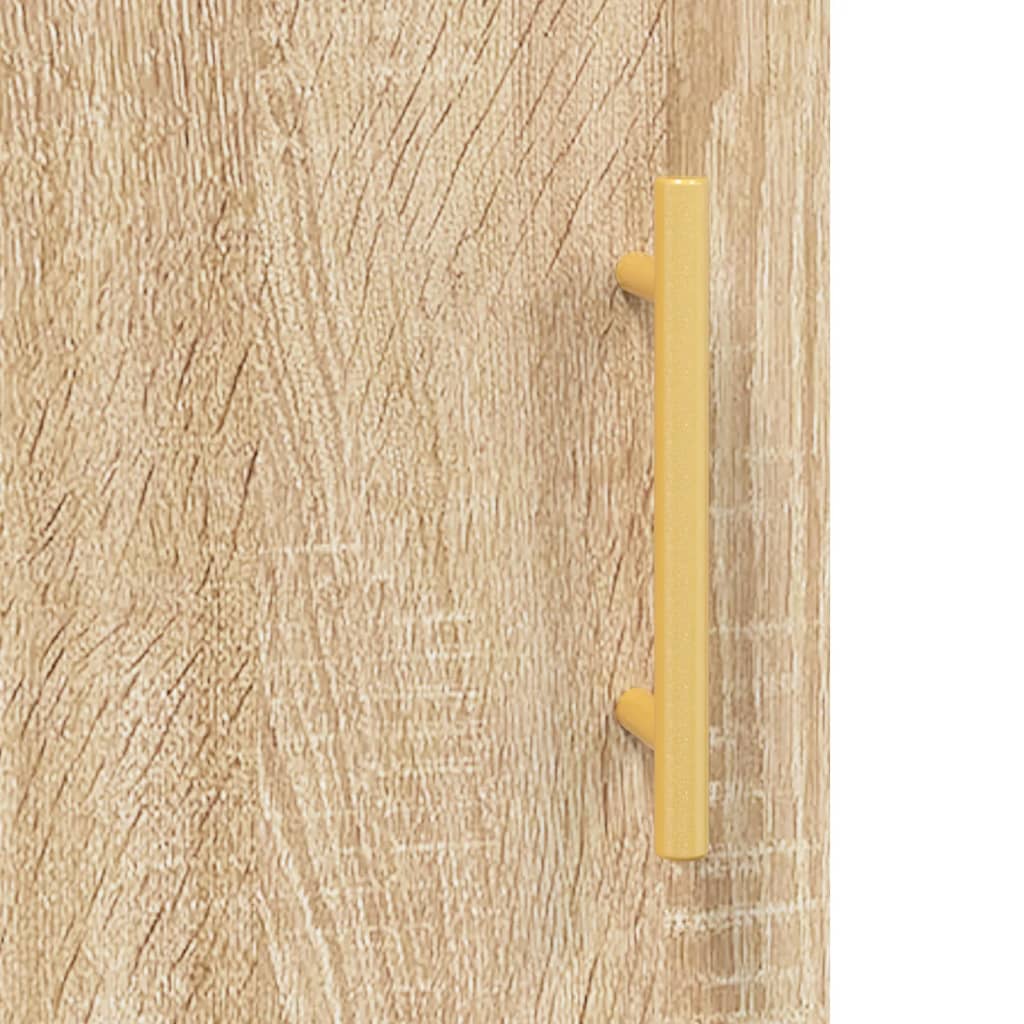 Desk Sonoma Oak 140x50x75 cm Engineered Wood