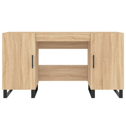 Desk Sonoma Oak 140x50x75 cm Engineered Wood