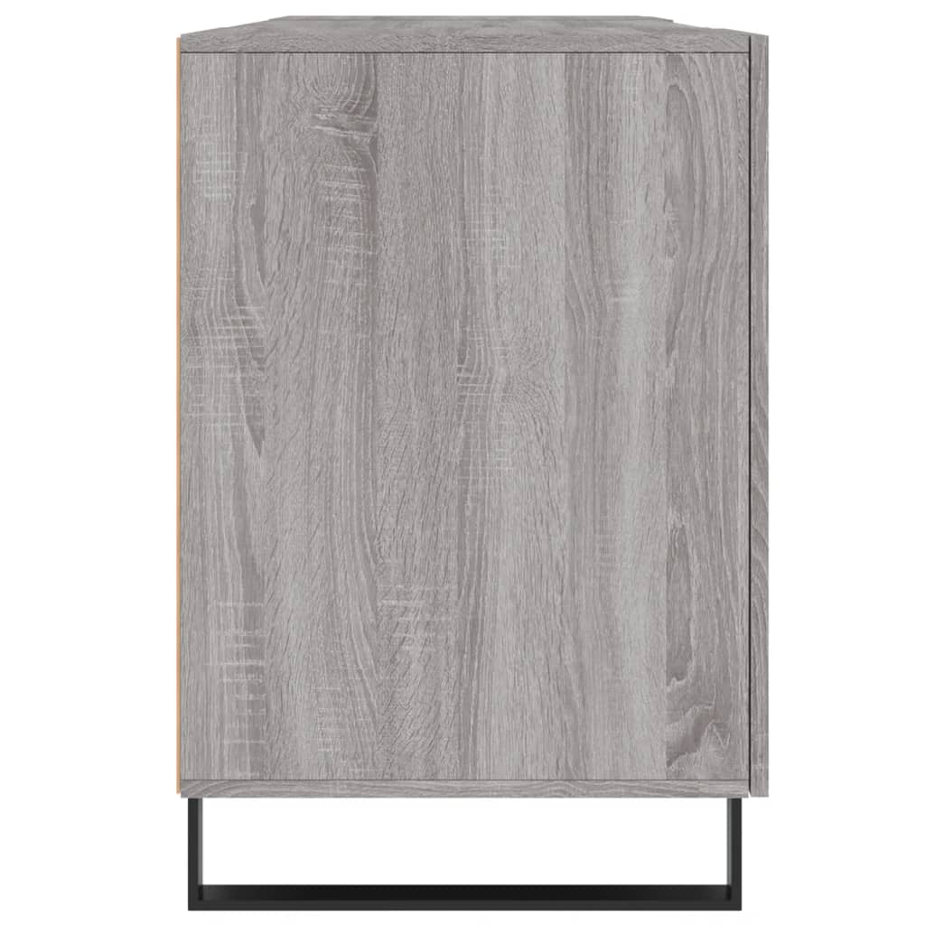 Desk Grey Sonoma 140x50x75 cm Engineered Wood