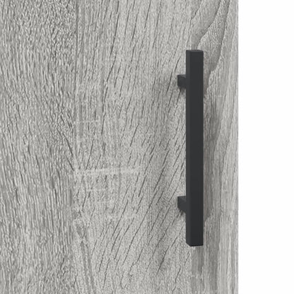 Desk Grey Sonoma 140x50x75 cm Engineered Wood