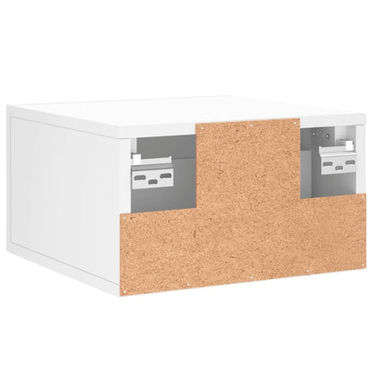 Wall-mounted Bedside Cabinet White 35x35x20 cm