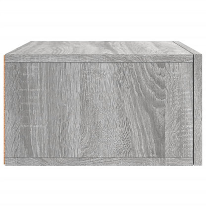 Wall-mounted Bedside Cabinet Grey Sonoma 35x35x20 cm