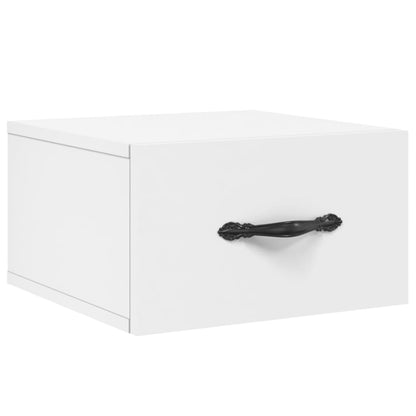 Wall-mounted Bedside Cabinet White 35x35x20 cm