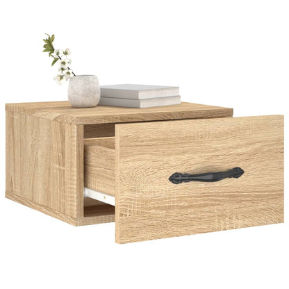Wall-mounted Bedside Cabinet Sonoma Oak 35x35x20 cm