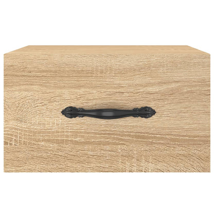 Wall-mounted Bedside Cabinets 2 pcs Sonoma Oak 35x35x20 cm