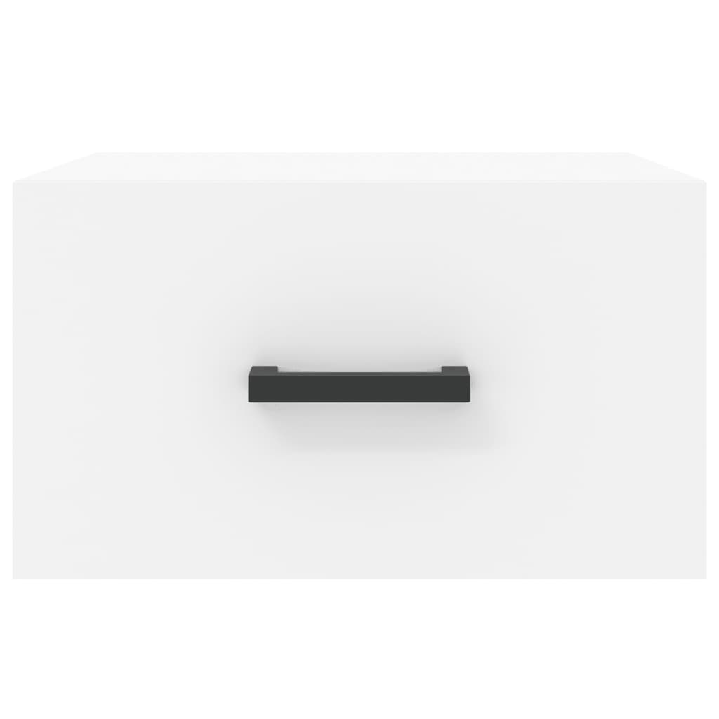 Wall-mounted Bedside Cabinet White 35x35x20 cm