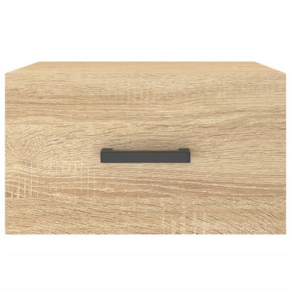 Wall-mounted Bedside Cabinet Sonoma Oak 35x35x20 cm