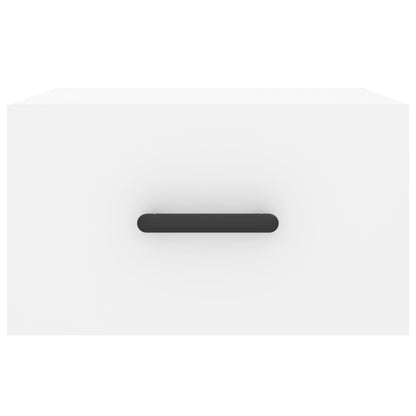 Wall-mounted Bedside Cabinet White 35x35x20 cm