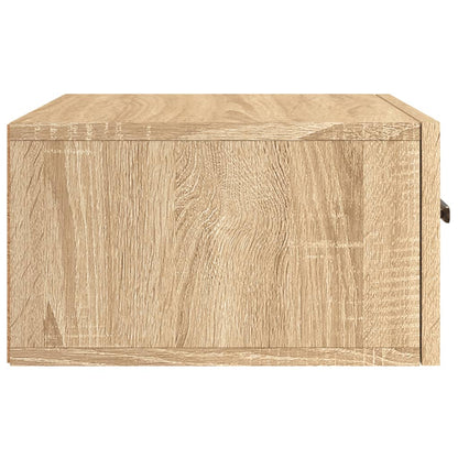 Wall-mounted Bedside Cabinet Sonoma Oak 35x35x20 cm