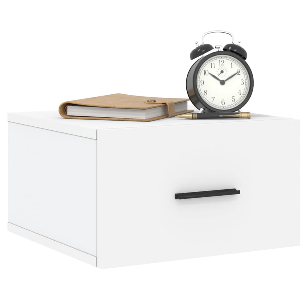 Wall-mounted Bedside Cabinets 2 pcs White 35x35x20 cm