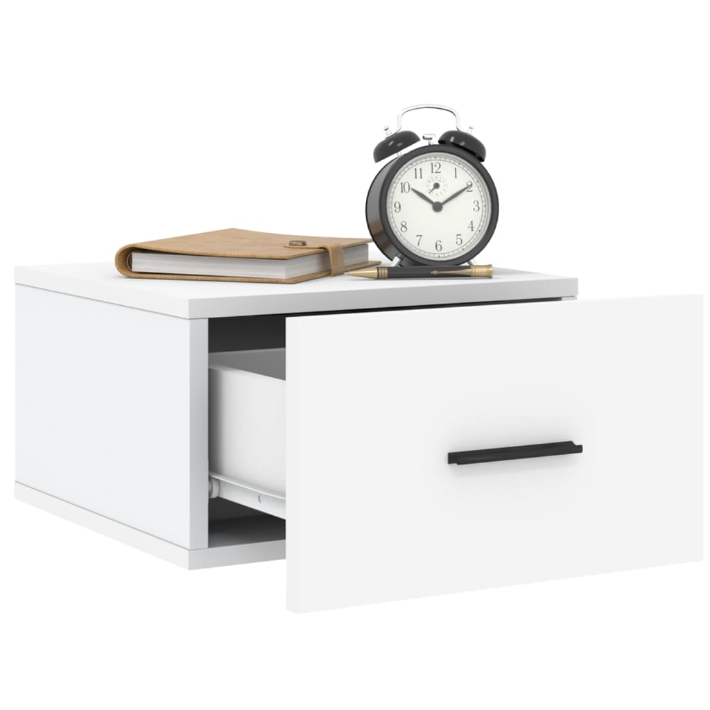 Wall-mounted Bedside Cabinets 2 pcs White 35x35x20 cm