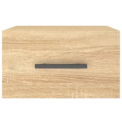 Wall-mounted Bedside Cabinets 2 pcs Sonoma Oak 35x35x20 cm