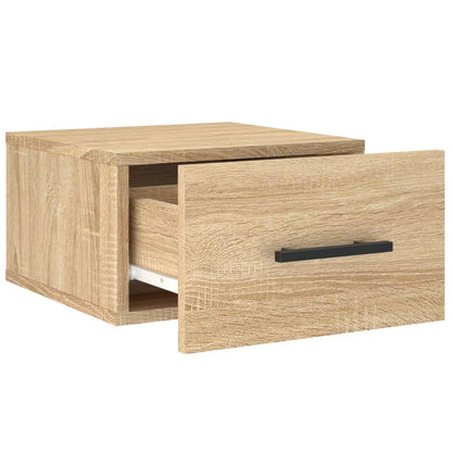 Wall-mounted Bedside Cabinets 2 pcs Sonoma Oak 35x35x20 cm