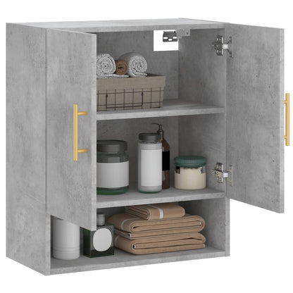 Wall Cabinet Concrete Grey 60x31x70 cm Engineered Wood