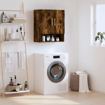Wall Cabinet Smoked Oak 60x31x70 cm Engineered Wood