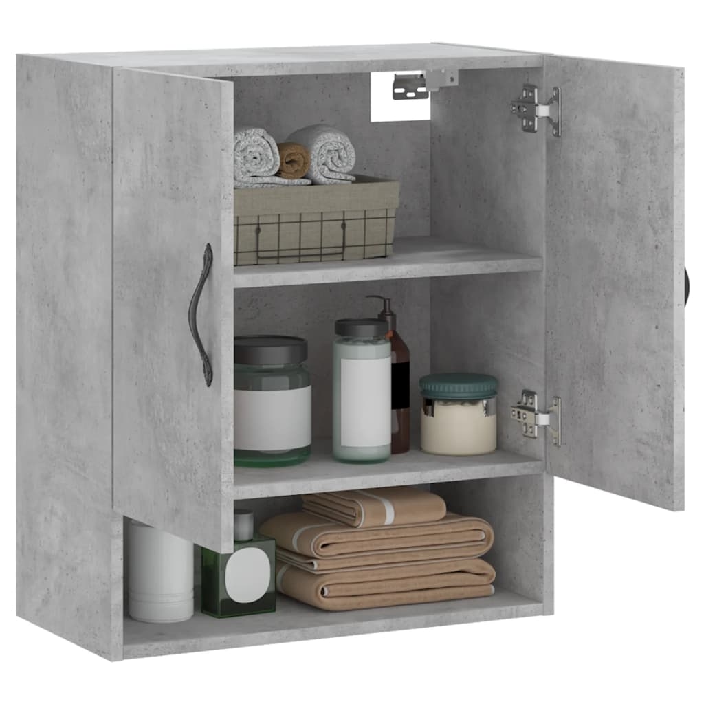 Wall Cabinet Concrete Grey 60x31x70 cm Engineered Wood