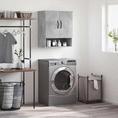 Wall Cabinet Concrete Grey 60x31x70 cm Engineered Wood