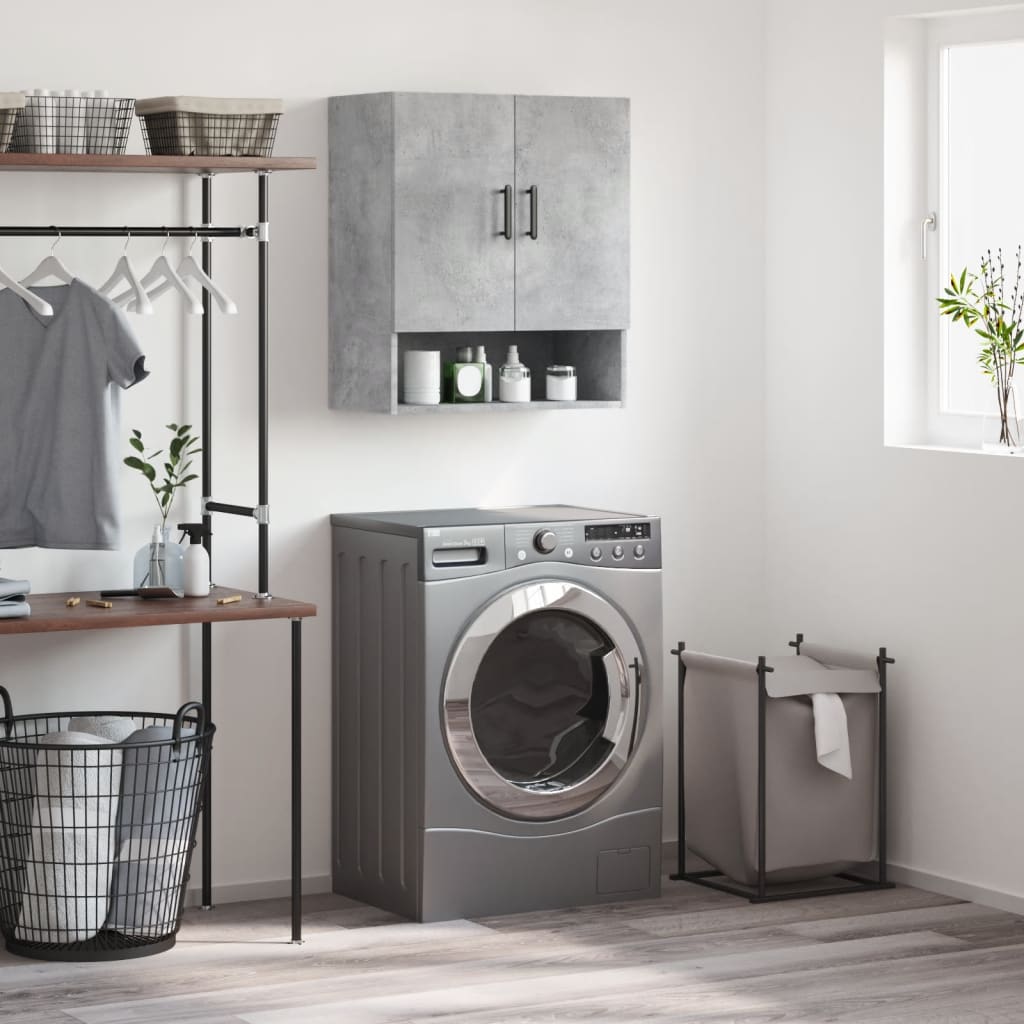 Wall Cabinet Concrete Grey 60x31x70 cm Engineered Wood