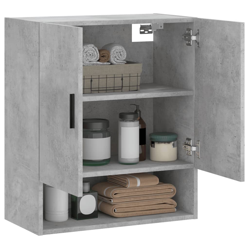 Wall Cabinet Concrete Grey 60x31x70 cm Engineered Wood