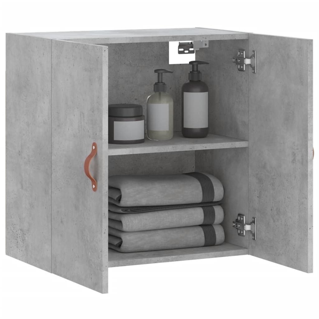 Wall Cabinet Concrete Grey 60x31x60 cm Engineered Wood