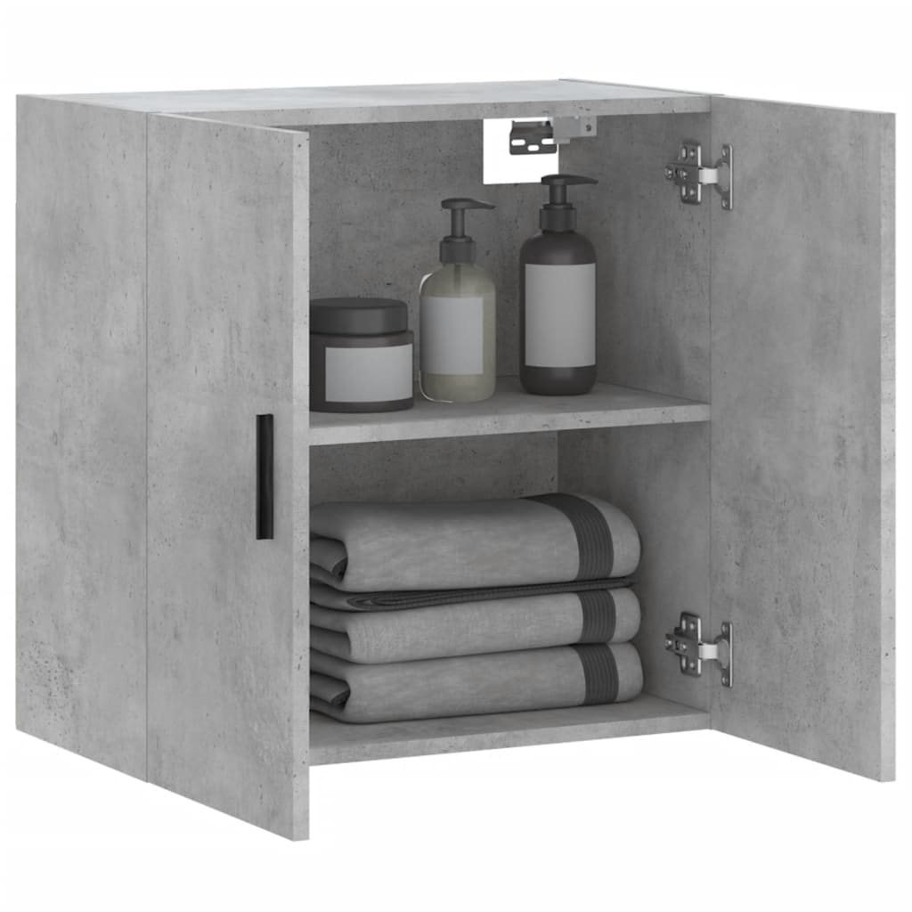 Wall Cabinet Concrete Grey 60x31x60 cm Engineered Wood