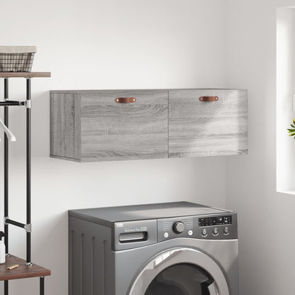 Wall Cabinet Grey Sonoma 100x36.5x35 cm Engineered Wood