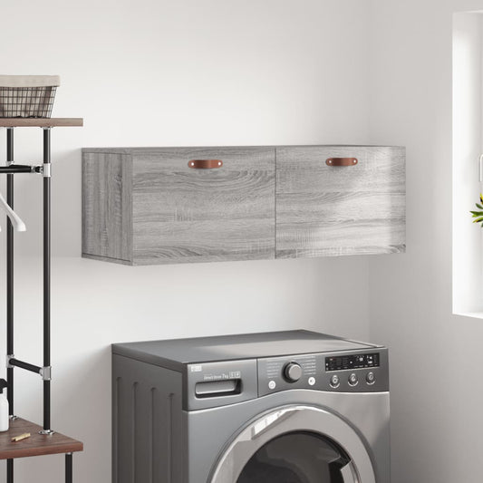 Wall Cabinet Grey Sonoma 100x36.5x35 cm Engineered Wood