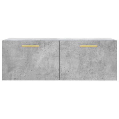 Wall Cabinet Concrete Grey 100x36.5x35 cm Engineered Wood