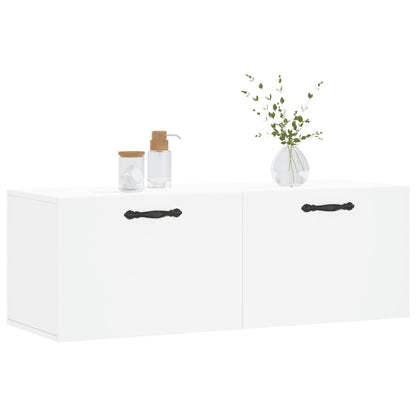 Wall Cabinet White 100x36.5x35 cm Engineered Wood