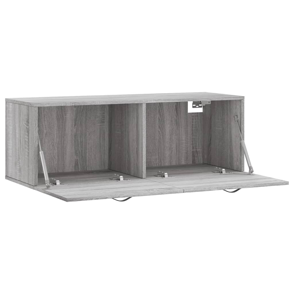 Wall Cabinet Grey Sonoma 100x36.5x35 cm Engineered Wood