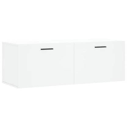 Wall Cabinet White 100x36.5x35 cm Engineered Wood